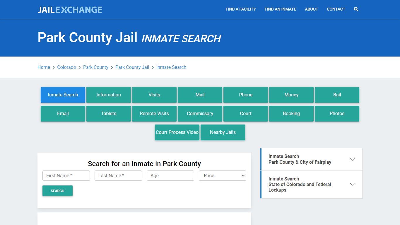 Park County Jail, CO Inmate Search: Roster & Mugshots